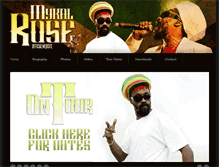 Tablet Screenshot of mykalrosereggae.com